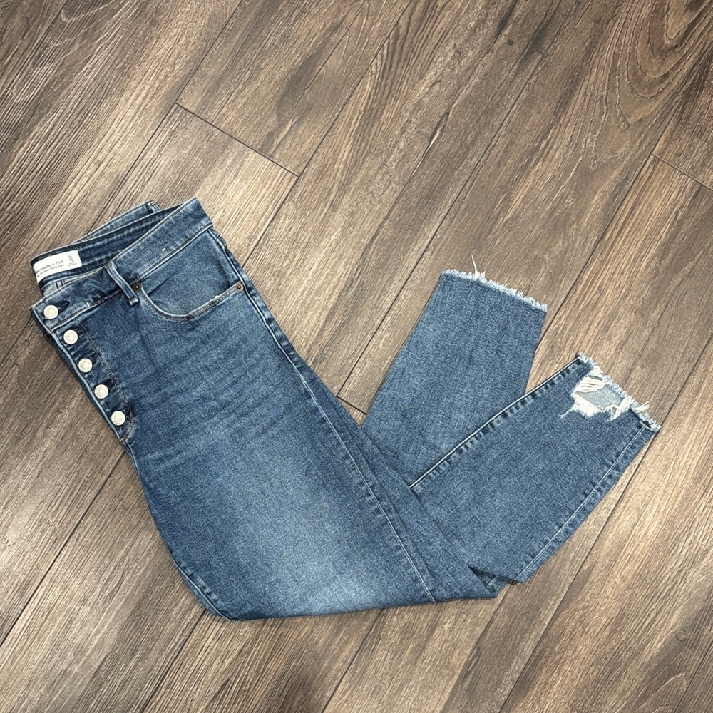 Abercrombie & Fitch High Rise Super Skinny Jeans
